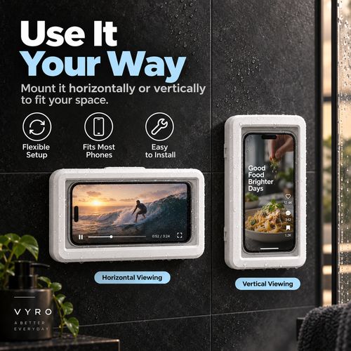 VYRO Shower Phone Holder