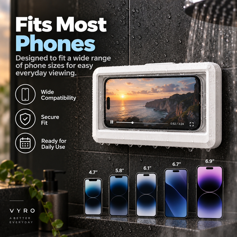 VYRO Shower Phone Holder